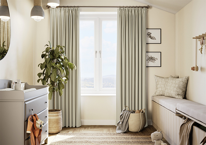 The British Stripe Co. Catherine, Chilterns No.1 - Made to Measure Curtains - Image 3